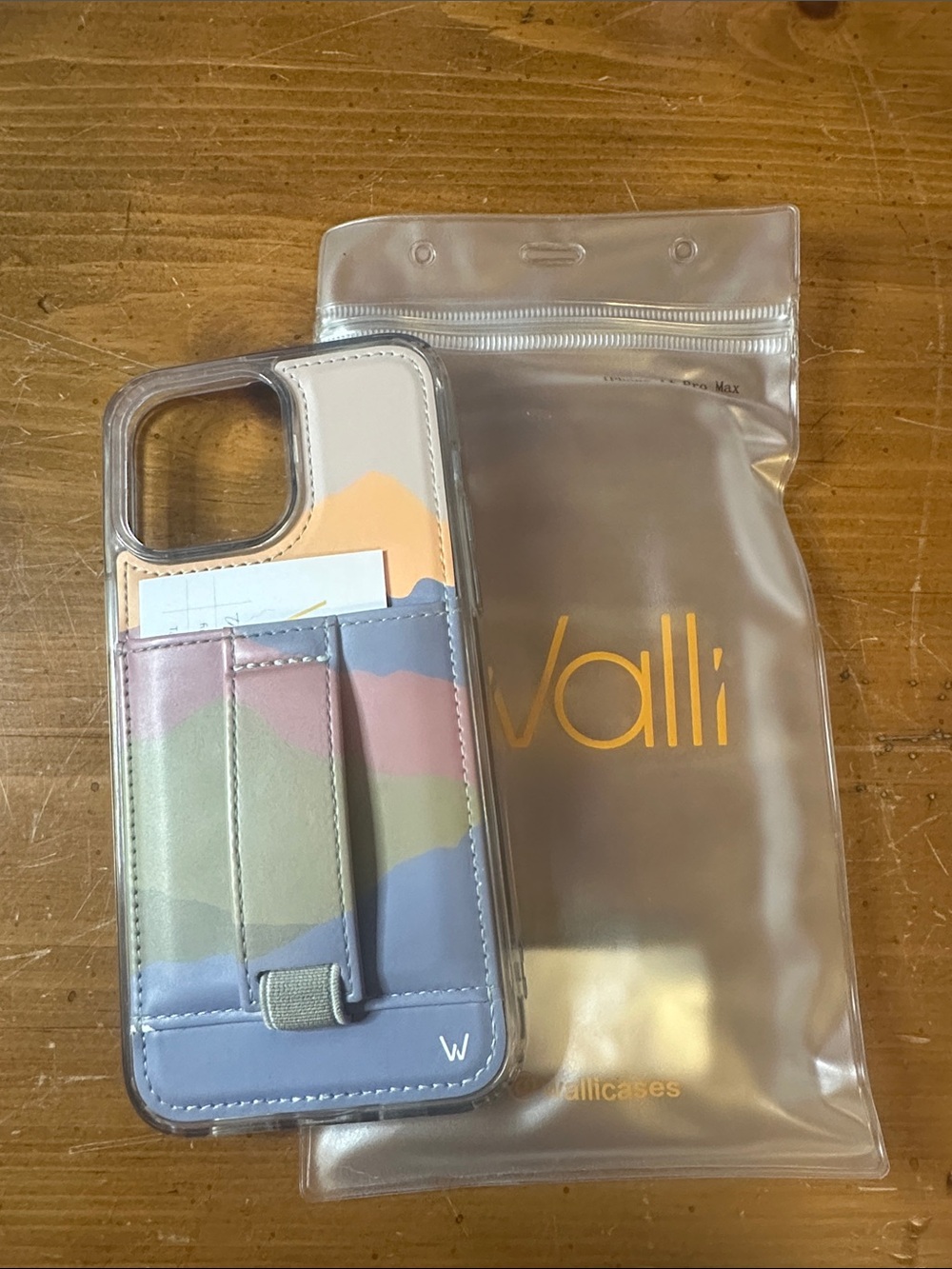 Walli Case Multicolor with Card Holder and Kickstand iPhone 14 Pro Max
